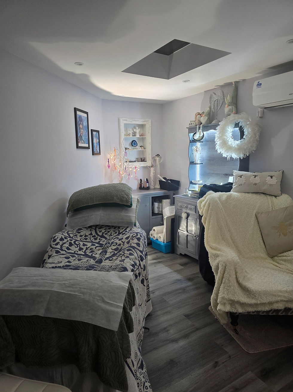 Soft furnishings in the therapy room